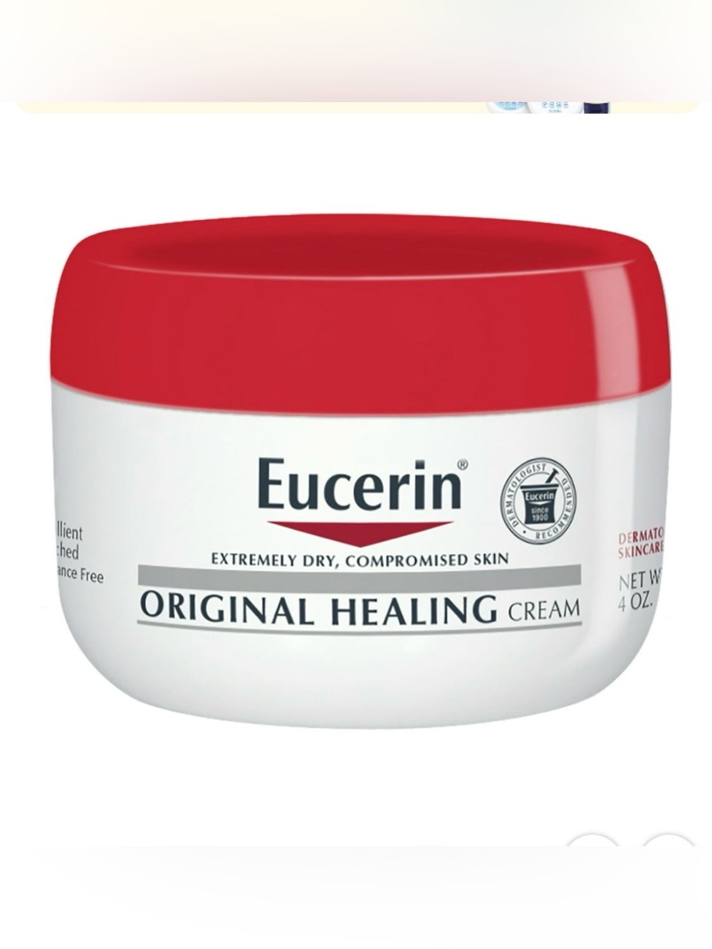 Eucerin Original Healing Cream - Red Jar Sealed 4oz